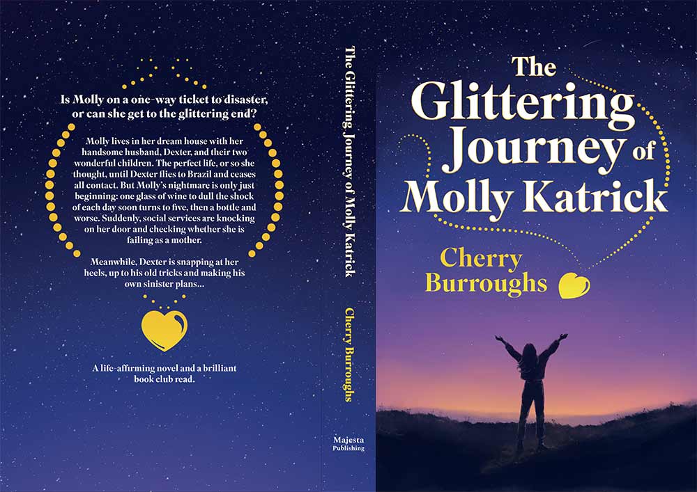 The Glittering Journey of Molly Katrick cover - Cherry Burroughs - author